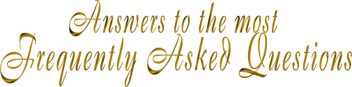 Answers to Frequently Asked Questions